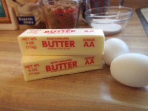 butter and eggs