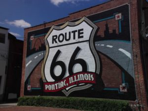 Wall murals in Pontiac, IL