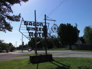 Wagon Wheel sign