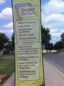 Golden Driller Fun Facts