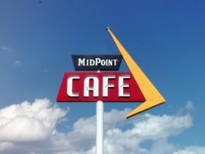 Midpoint Cafe - arguably the middle spot of Route 66